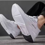 Elegant Men's White Sneakers