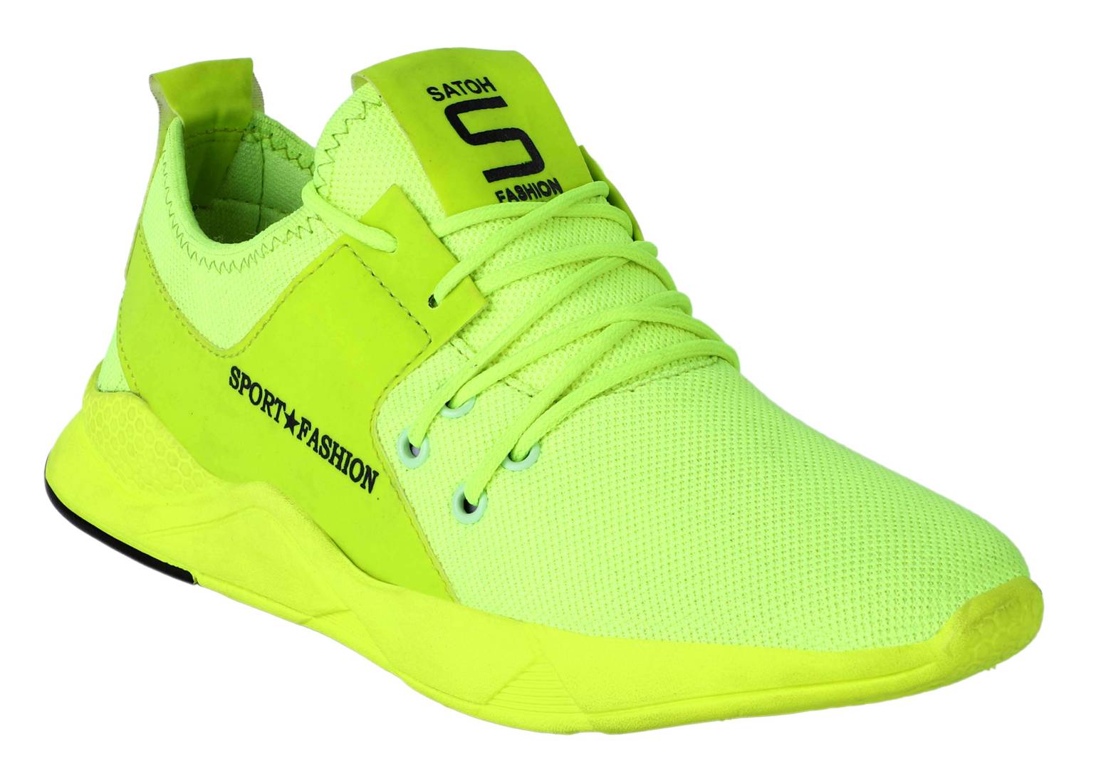 Men's Green Mesh Running Sport Shoes