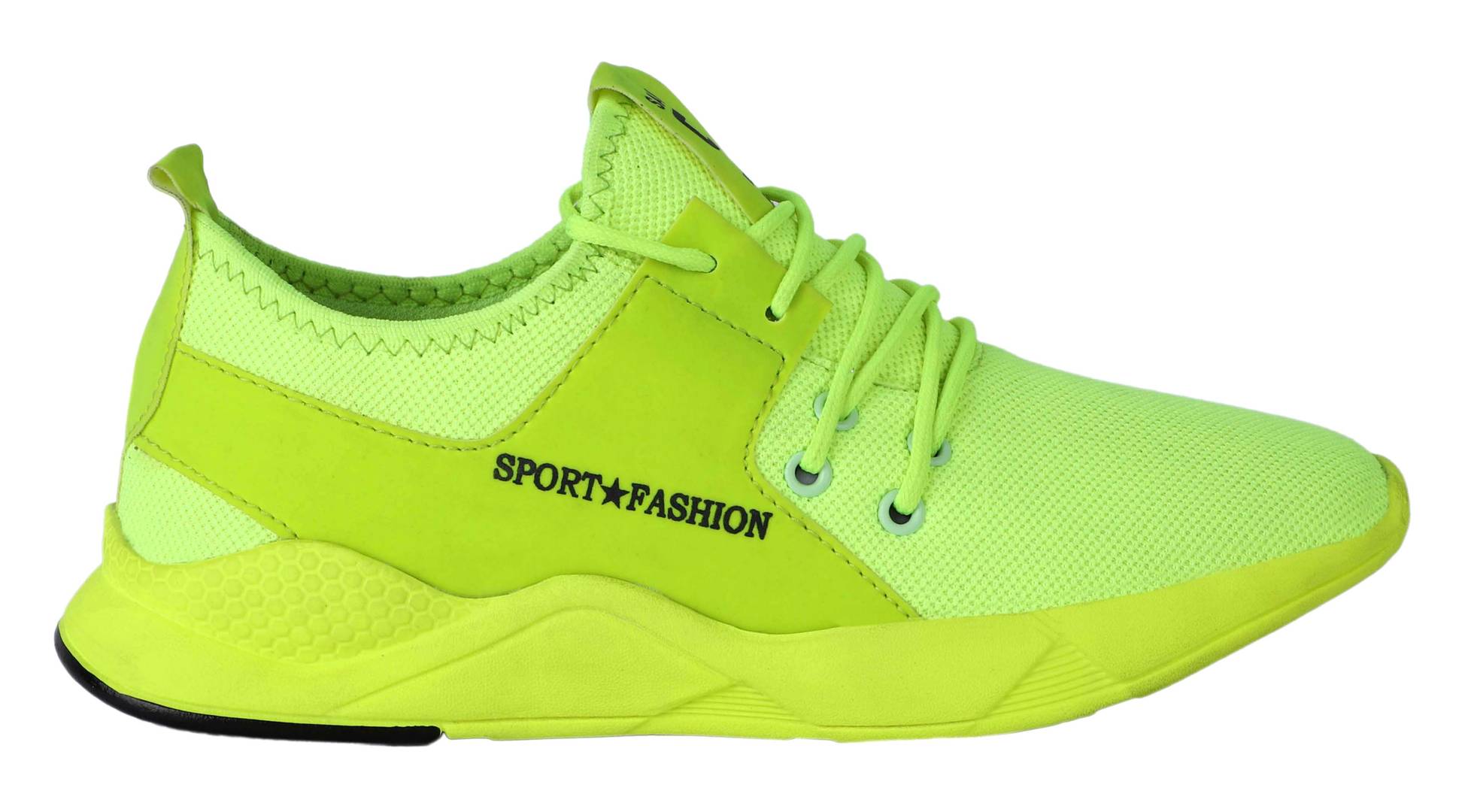 Men's Green Mesh Running Sport Shoes