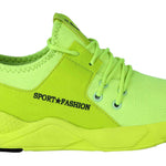 Men's Green Mesh Running Sport Shoes