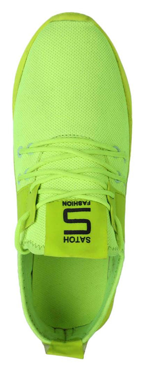 Men's Green Mesh Running Sport Shoes