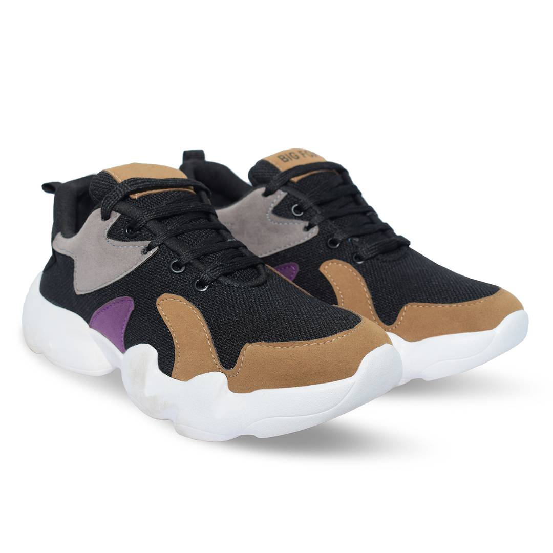 Men's Stylish and Trendy Multicoloured Self Design Mesh Casual Sports Shoes