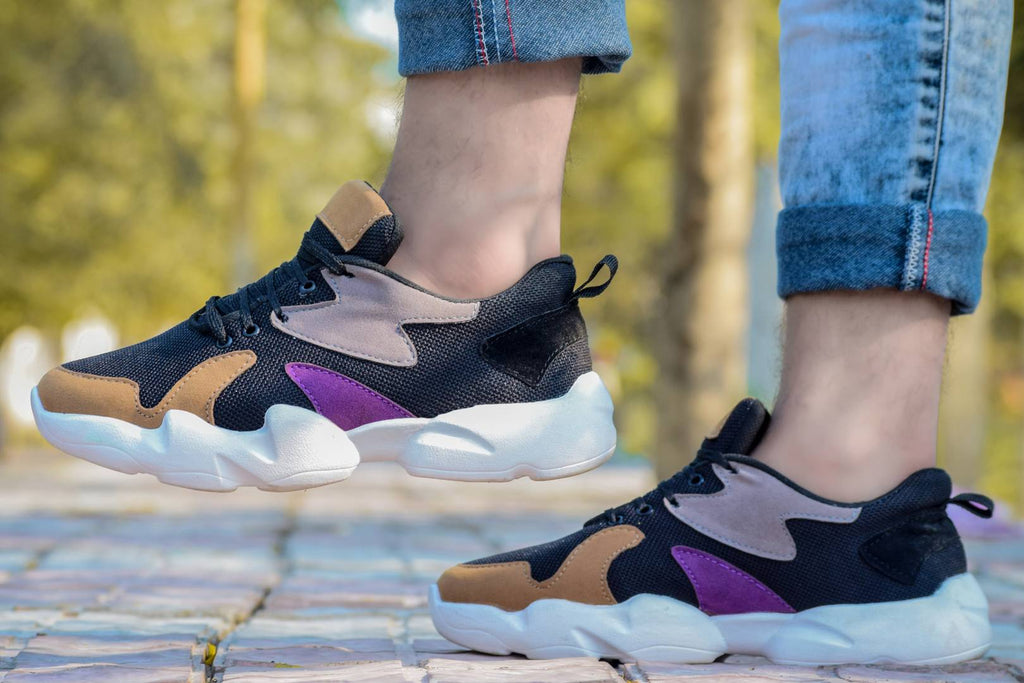 Men's Stylish and Trendy Multicoloured Self Design Mesh Casual Sports Shoes