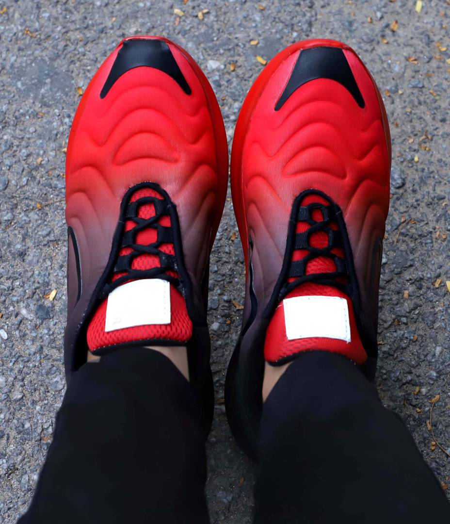 Men's Red Black Outdoor Running Men's Sports Shoes