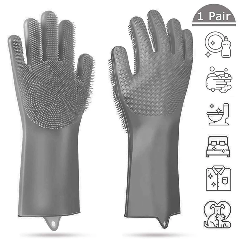 Magic Rubber Silicon Gloves