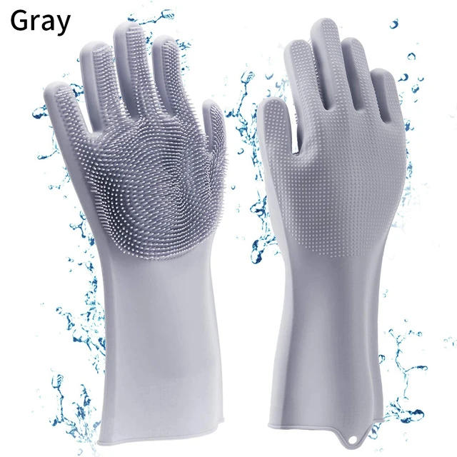 Magic Rubber Silicon Gloves